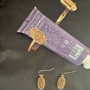 Kendra Scott bracelet and earrings